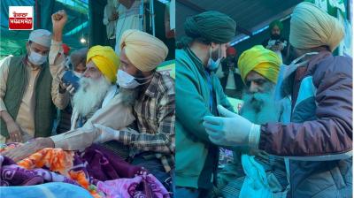 3 ਦਿਨ ਬਾਅਦ ਕਿਸਾਨ ਆਗੂ ਜਗਜੀਤ ਸਿੰਘ ਡੱਲੇਵਾਲ ਟਰਾਲੀ ਤੋਂ ਬਾਹਰ ਕਿਸਾਨਾਂ ਦੇ ਦਰਸ਼ਨ ਕਰਨ ਲਈ ਸਟੇਜ ਉੱਪਰ ਆਏ