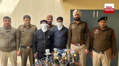 Raid at Purple Frog Club, two arrested along with seven hookahs