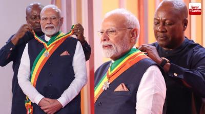 PM Modi honored with Ghana's highest honor