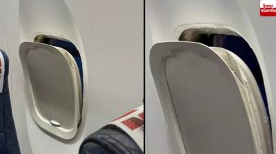 SpiceJet plane window frame breaks in air News
