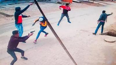 Faridkot police took gangster Harjinder Raju on production warrant