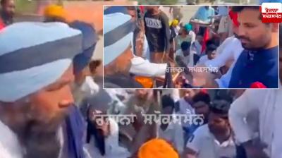 Powercom workers protest outside Raja Waring's house