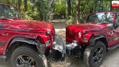 Chandigharh Thar Accident News