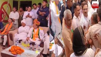 Protest Against Rohtak MP Dr. Arvind Sharma