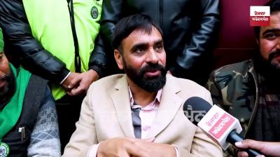 Babbu mann at Delhi Protest 