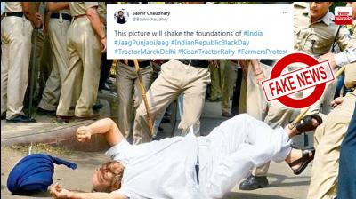 Viral photo has no relation with farmers Protest