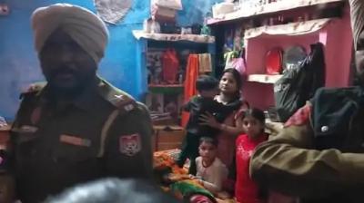 Police interrogating