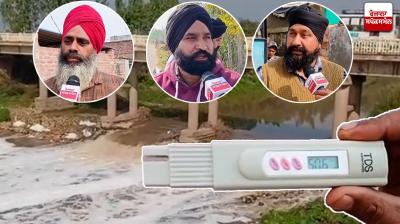 The poisonous water of Ghaggar river has now started mixing in people's drinking water.