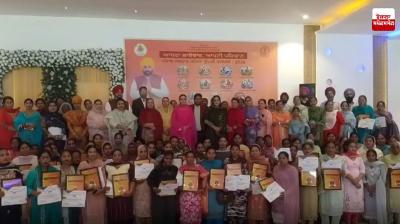 100 women of Moga honored by Punjab Government under 'Your Business, Your Identity' program