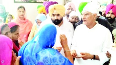 Sunil Jakhar listened to the victims