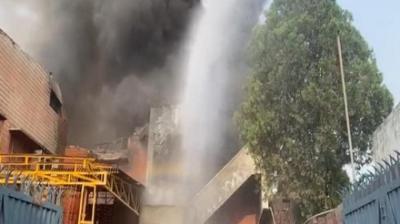  A fire broke out in a pipe factory in Jalandhar