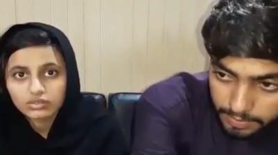 Jagjit Kaur with Brother