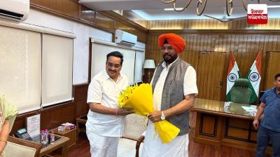 ਕੈਬਨਿਟ ਮੰਤਰੀ ਕੁਲਦੀਪ ਸਿੰਘ ਧਾਲੀਵਾਲ ਨੇ ਕੇਂਦਰੀ ਜਲ ਸ਼ਕਤੀ ਮੰਤਰੀ ਸੀ.ਆਰ. ਪਾਟਿਲ ਨਾਲ ਕੀਤੀ ਮੁਲਾਕਾਤ