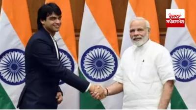 PM Modi and Neeraj Chopra