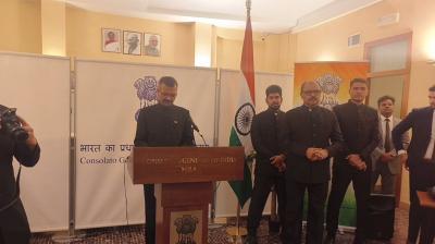 ਇੰਡੀਅਨ ਕੌਂਸਲੇਟ ਜਨਰਲ ਆਫ ਮਿਲਾਨ ਵਲੋਂ ਭਾਰਤ ਦੇਸ਼ ਦਾ 78ਵਾਂ ਸੁਤੰਤਰਤਾ ਦਿਵਸ ਮਨਾਉਂਦੇ ਹੋਏ ਤਸਵੀਰ 