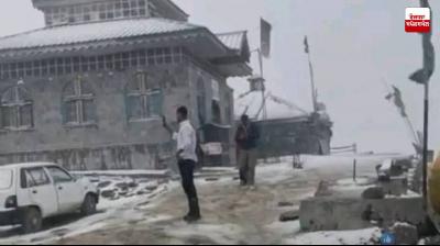 Fresh snowfall in Pir Panjal in Jammu and Kashmir!