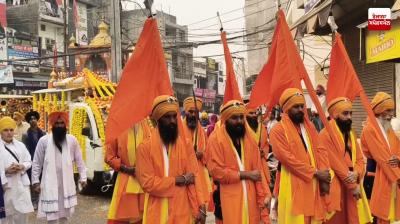 Nagar Kirtan dedicated to the birth anniversary of Guru Nanak Dev Ji