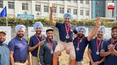 Punjab Police Horse Riding Team performs brilliantly in Masters International Tent Pegging Championship