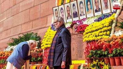 Tributes paid to martyred heroes on the anniversary of the 2001 Parliament attack