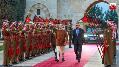 Prime Minister Modi arrives in Jordan on two-day visit