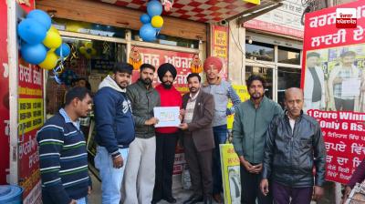 Lovepreet Singh of Jalalabad won a lottery worth Rs 10 lakh