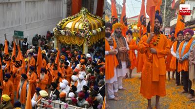 Nagar Kirtan dedicated to the birth anniversary of Sahib Sri Guru Gobind Singh Ji was taken out at Takht Patna Sahib