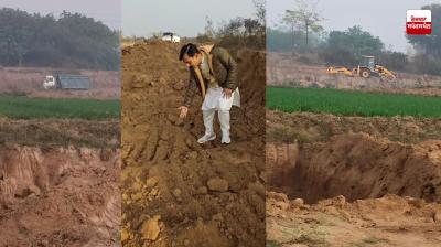 Latest signs of JCB, government claims fail: Illegal mining continues in Majri: Vineet Joshi