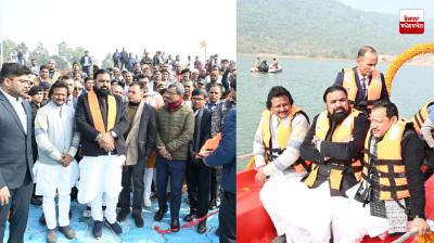 Bihar: Deputy Chief Minister inaugurates boat on Kharagpur Lake