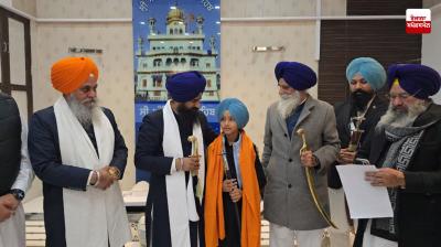 Little Bhujhangi Gurnoor Singh met the Jathedar