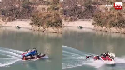 Two boats collide in Alaknanda river near Dhari Devi in ​​Uttarakhand