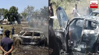 2 Cars Caught Fire in Kapurthala 
