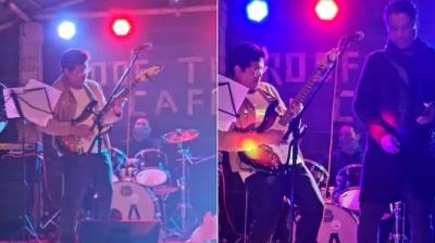 Meghalaya CM plays Iron Maiden guitar solo on stage; shares video