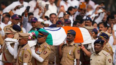 Ajit Pawar's last rites 