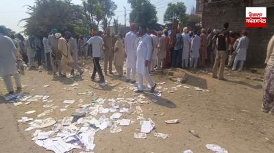 Shots fired outside nomination center in Moga, files of candidates torn