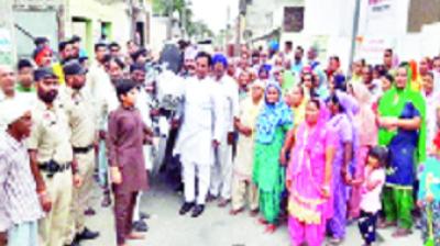 Dr, Raj Protesting With Others