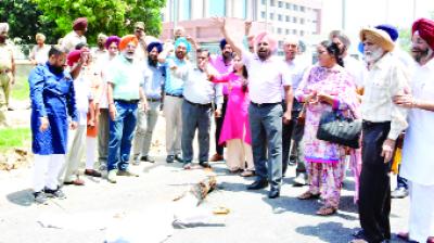 AAP Workers Protesting