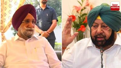 Sukhjinder Randhawa and Captain Amarinder Singh