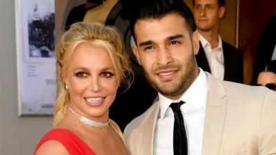 Britney Spears and Sam Asghari