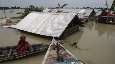  In Assam Over 54 lakh affected, PM Modi assures help