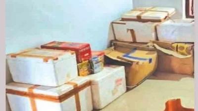 Over 770 kg of explosives seized from local RSS leader's