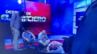Ecuador emergency: Gunmen storm Ecuador studio on live TV after state of emergency declared