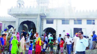 People Protest Against Damdami Taksal Singh