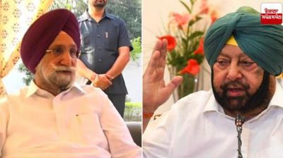 Sukhjinder Randhawa and Captain Amarinder Singh