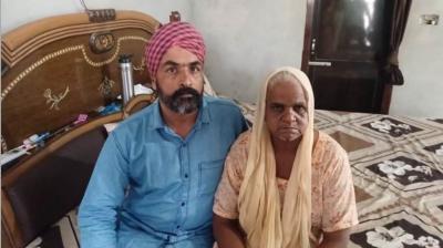 ਸੁਖਵੰਤ ਕੌਰ ਆਪਣੇ ਪੁੱਤਰ ਅਮਨਜੋਤ ਸਿੰਘ ਨਾਲ 