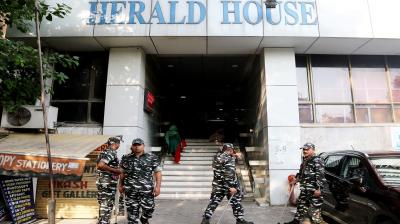 National Herald case: ED seals Young Indian Ltd's office in Delhi