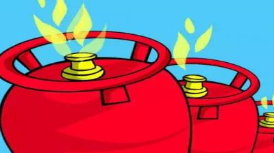 Cylinder fire in Chandigarh