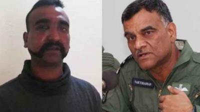 Wing Commander Abhinandan with Father Varthaman
