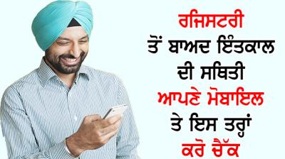 After registration check the status