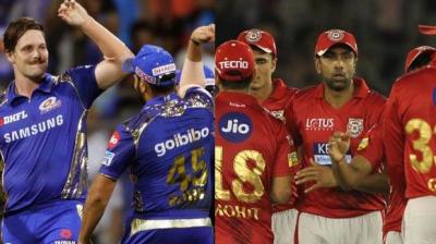 Mumbai Indian with Kings 11 Punjab 