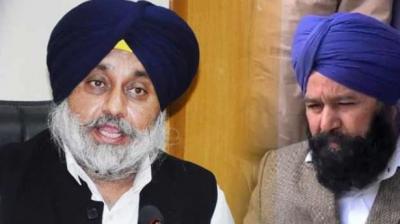 Sukhbir Badal and Sher Singh Ghubaya 